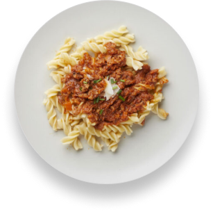 Fusilli Boloñesa