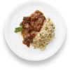 Meloso de ternera con arroz