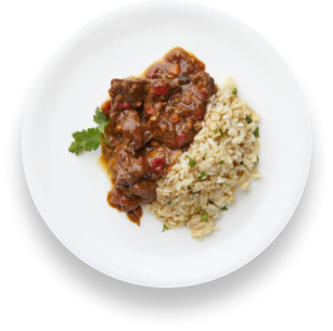 Meloso De Ternera Con Arroz